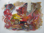 "engrenages" 36 x 48 cm collages