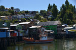 Chiloe: Pfahlbauten in Castro