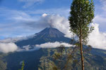view to the active volcanoTungurahua