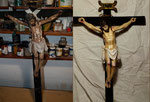 Restauración de un crucifijo