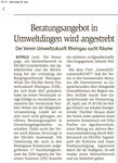 18. April 2023: Erwähnung Verein Umweltzukunft e.V., Wiesbadener Kurier