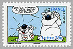 2006 - Carnet sourires - Timbre 5 CUBITUS de RODRIGUE ET DUCAINE  Oh le timbre a une dent en plus - YT 88