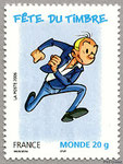 2006 - Fête du timbre FANTASION d'après un dessin de FRANQUIN - YT 3878