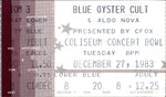 December 27, 1983 - Coliseum Concert Bowl, Vancouver, BC, Canada