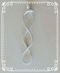 Wirework-Anhänger aus 2mm Silberdraht
