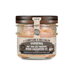 TERRINE AU JUS DE TRUFFE NOIRE AROMATISEE 3% 220gr 9,00€