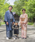 ご家族でお着物を着て撮影ができます♪