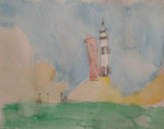 Dessin aux crayons aquarellables, Benjamin, 7,5 ans