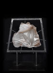 Tamar I. (Fragment), 2015, Alabaster, 35 x 45 x 5 cm (im Rahmen)