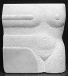 Stretching, 2012, Marmor, 43 x 39 x 16 cm 
