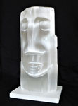 Alles im Lot (Genesis 19, 1-38), 2015, Selenit, Höhe 38 cm