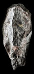 Der Fluchstein, 2025, Noir de Mazy, Mixed Media, ca. 32 x 14 x 11 cm
