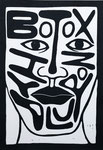 Unterdrücken des Unwesentlichen, 2024, Linolschnitt, 30 x 21 cm