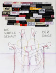 Die subtile Gewalt der Dinge, 2014, Materialcollage, 50 x 40 cm