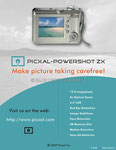 'Picxal Powershot ZX' Camera Print Ad