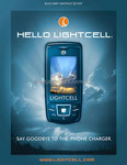 'Lightcell' Solar Powered Cellular Phone Print Ad