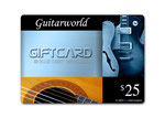 'Guitarworld' Gift Card Design