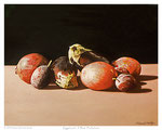 Eggplants & Red Potatoes  -  20" x 16"  -  Oil on Art Panel   