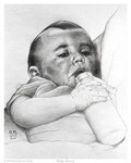 Baby Danny - Graphite Pencil - 5" x 7" - [Montoya Family Collection]