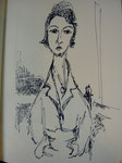 Zeichnung nach Modigliani Tusche11x17cm_ 2009
