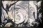 Entropy Series 1  (oil on wood) 2' x 4'  