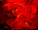 Inferno (oil on canvas) 4' x 6'  (courtesy of K. Yuen)