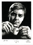 George Clooney (30 x 30 cm, Ausschnitt)