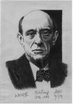 Arnold Schönberg (32,5 x 23 cm)