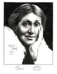 Virginia Woolf (29 x 29 cm, Ausschnitt)