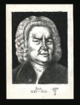 Johann Sebastian Bach (25 x 17,5 cm)