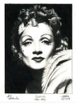 Marlene Dietrich (29 x 28,5, Ausschnitt)