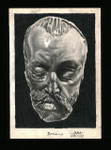 Johannes Brahms, Totenmaske (25 x 17,5 cm)