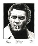 Steve McQueen (30 x 30 cm, Ausschnitt)