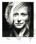 Tilda Swinton (30 x 30 cm, Ausschnitt)