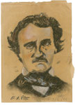 Edgar Allan Poe (32 x 28 cm)