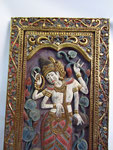 Gott Shiva Indien Holzbild Wandbild Schnitzerei