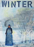 Winter / Jan 2026 / 40x50 / Acryl, Collage