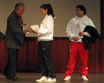 Preisübergabe an Laura De Pasquale