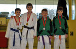 Kumite U12 -42 kg, 1. Rang Keith Mader & 2. Rang Veton Krasniqi