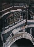 Treppenhaus aus Venezianischen Brücken -30x40cm