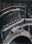 Treppenhaus aus Venezianischen Brücken -30x40cm