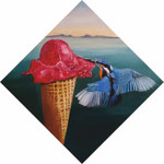 Martin pescatore - 30 x 30 / 2025