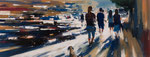 The afternoon, 70x180 cm, 2017, Öl auf Leinwand