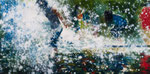 Come on girls! 100x200 cm, 2015, Öl auf Leinwand