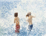 Espuma del mar, 120x150 cm, 2023, Öl auf Leinwand