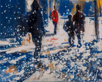 Summer moved on, 80x100 cm, 2017, Öl auf Leinwand