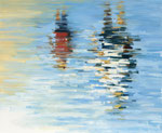 Float on, 140x170 cm, 2023, Öl auf Leinwand