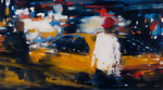 Ocean drive, 90x160 cm, 2015, Öl auf Leinwand