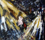 Warte mal! 140x160 cm, 2009, Öl auf Leinwand