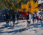 The usual explorer, 140x170 cm, 2017, Öl auf Leinwand